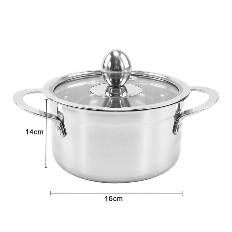 Karsts nerūsējošā tērauda sabiezināts zupas katls Piena katls zupas panna Virtuves katls zupas krājums Gatavošana Idukcijas gāzes katli Katls Virtuves katls