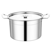 Levesfazék rozsdamentes acél edény Bográcsleves otthoni indukciós edény fedéllel Zsírtartály Fűszertartály Miso Instant Pot Konyha