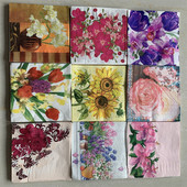 Dekupāžas galda papīra salvetes elegants salvetes vintage dvielis zieds tauriņš zīmogs dzimšanas dienas kāzu ballīte mājas skaists dekors 20