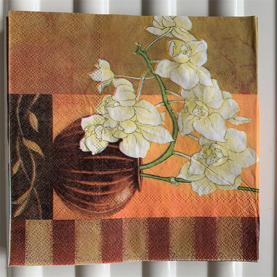 Dekupāžas galda papīra salvetes elegants salvetes vintage dvielis zieds tauriņš zīmogs dzimšanas dienas kāzu ballīte mājas skaists dekors 20