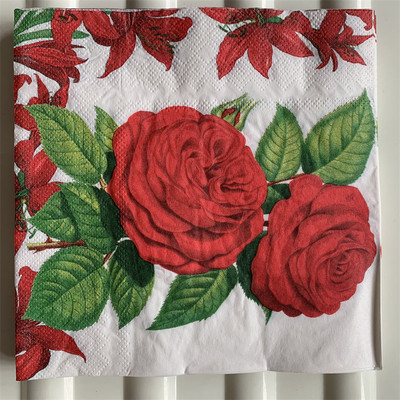 Dekupāžas galda papīra salvetes elegants salvetes vintage dvielis zieds tauriņš zīmogs dzimšanas dienas kāzu ballīte mājas skaists dekors 20