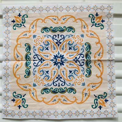 Dekupāžas galda papīra salvetes elegants salvetes vintage dvielis zieds tauriņš zīmogs dzimšanas dienas kāzu ballīte mājas skaists dekors 20