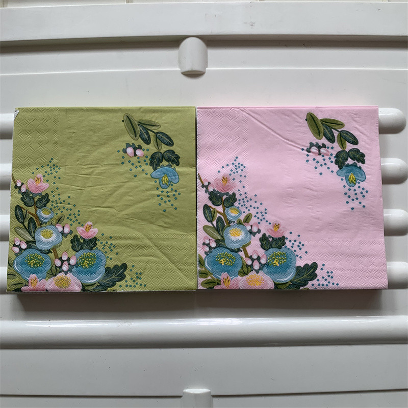 Dekupāžas galda papīra salvetes elegants salvetes vintage dvielis zieds tauriņš zīmogs dzimšanas dienas kāzu ballīte mājas skaists dekors 20