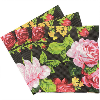 20 gab Tīras koksnes celulozes, vienas puses drukas salvete ballīšu piederumi Krāsu drukas salvetes, mīkstas un krāsainas