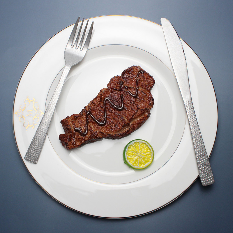 LUCF Matte Heksagonalni uzorak u starinskom stilu Western pribor za jelo od nehrđajućeg čelika Formalno vintage posuđe Osjetljivo posuđe za kuhinju