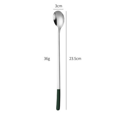 304 Nerūsējošā tērauda karote ar garu rokturi korejiešu stila daudzfunkcionālas maisīšanas karotes Vērtīgas ledus karotes virtuves piederumu sīkrīki