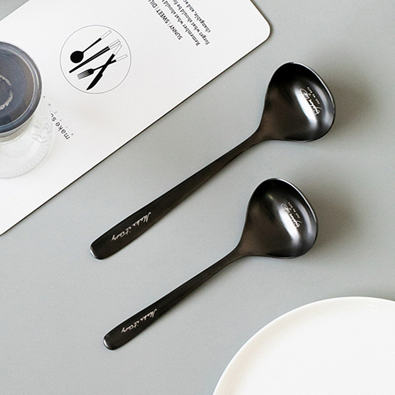 1 gab. Nerūsējošā tērauda karote Daudzfunkcionāla ziemeļvalstu stila zupa ar gariem rokturiem Rīsu caurduris siltumizolācijas virtuves piederumi