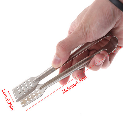 Neslystantis nerūdijančio plieno maisto žnyplės Mėsos salotos Duonos patiekimo segtukas Grilis Grilis savitarnos spaustukas Virtuvės priedai Maisto gaminimo įrankiai