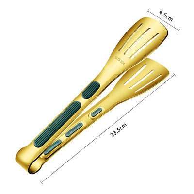 Neslystantis nerūdijančio plieno maisto žnyplės Mėsos salotos Duonos patiekimo segtukas Grilis Grilis savitarnos spaustukas Virtuvės priedai Maisto gaminimo įrankiai
