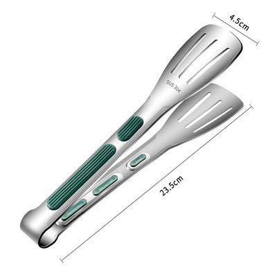 Neslystantis nerūdijančio plieno maisto žnyplės Mėsos salotos Duonos patiekimo segtukas Grilis Grilis savitarnos spaustukas Virtuvės priedai Maisto gaminimo įrankiai