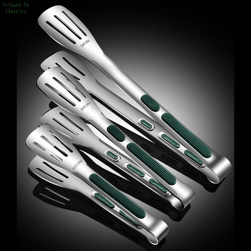 Neslystantis nerūdijančio plieno maisto žnyplės Mėsos salotos Duonos patiekimo segtukas Grilis Grilis savitarnos spaustukas Virtuvės priedai Maisto gaminimo įrankiai