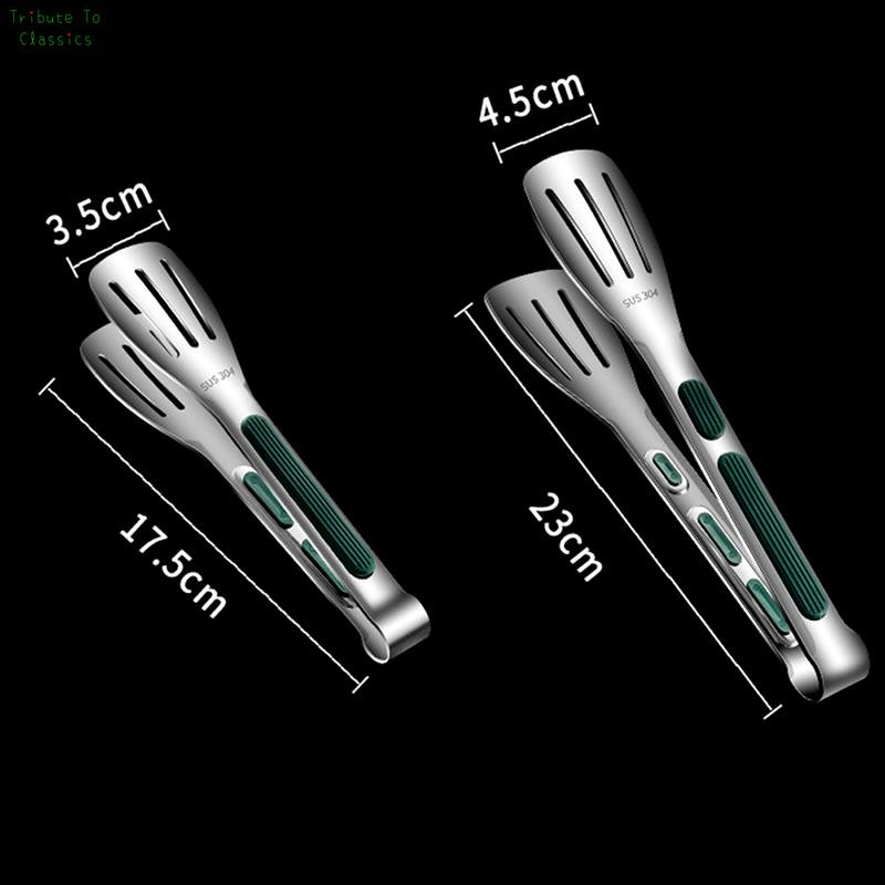 Neslystantis nerūdijančio plieno maisto žnyplės Mėsos salotos Duonos patiekimo segtukas Grilis Grilis savitarnos spaustukas Virtuvės priedai Maisto gaminimo įrankiai