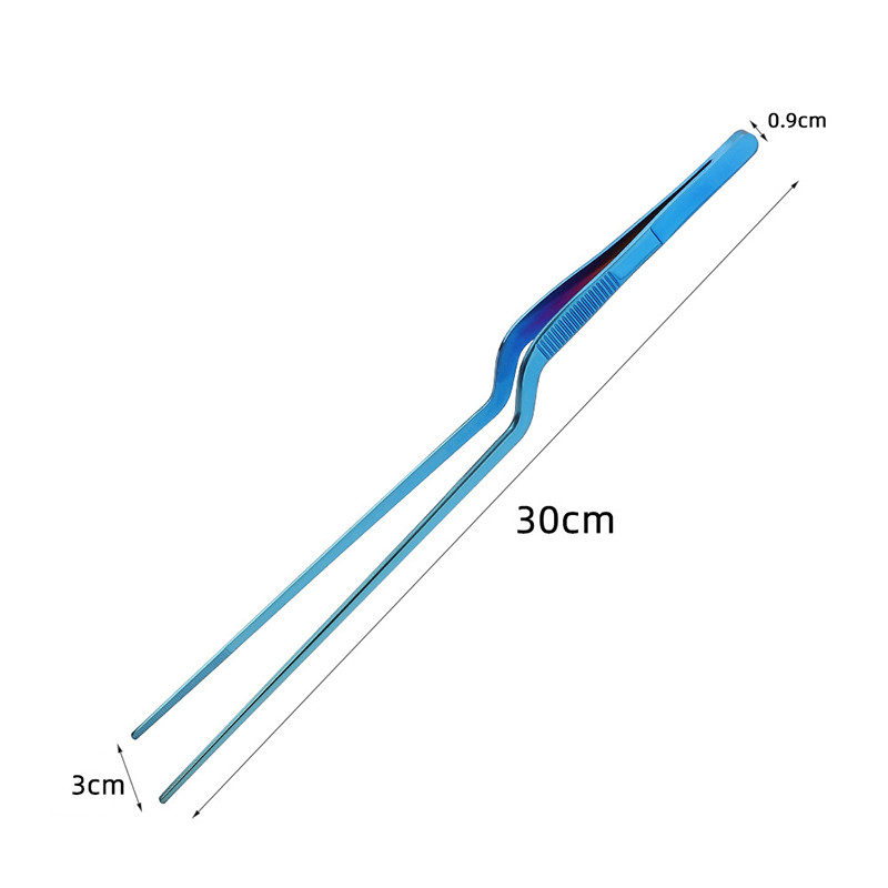 Värvilised 6/8/12-tollised köögitangid, roostevabast terasest kulinaarse täppispintsett-BBQ-tangid – toidustiil küpsetuskaunistused