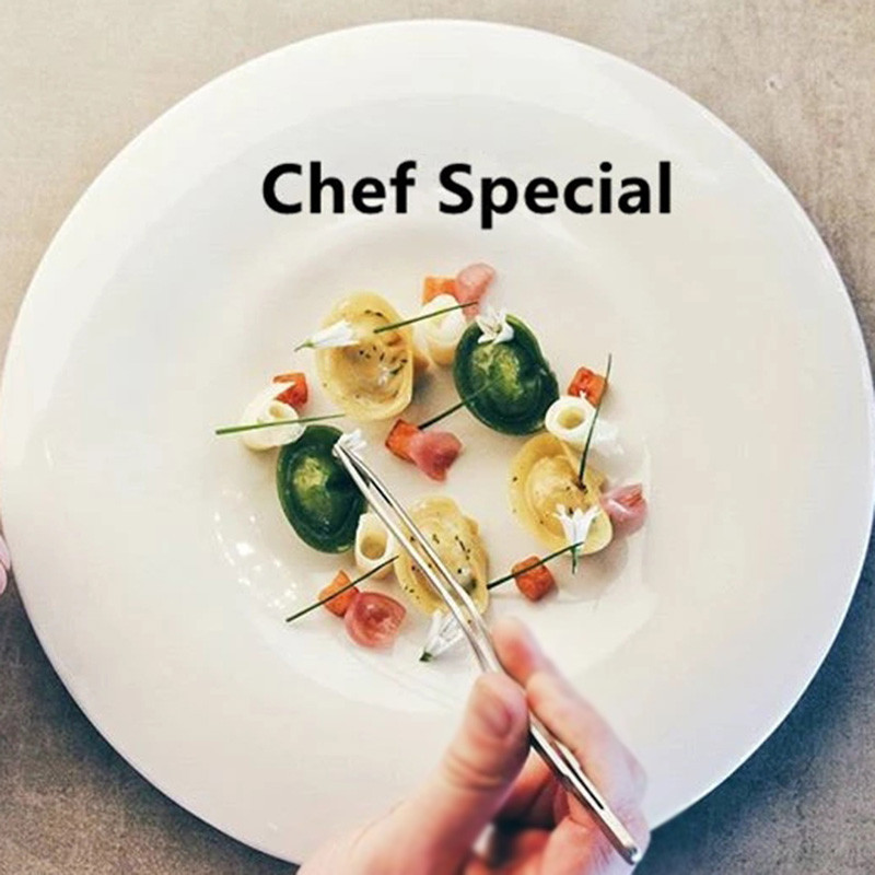 Värvilised 6/8/12-tollised köögitangid, roostevabast terasest kulinaarse täppispintsett-BBQ-tangid – toidustiil küpsetuskaunistused