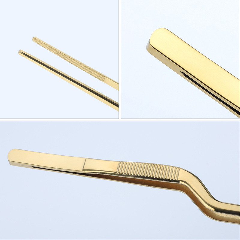 Värvilised 6/8/12-tollised köögitangid, roostevabast terasest kulinaarse täppispintsett-BBQ-tangid – toidustiil küpsetuskaunistused