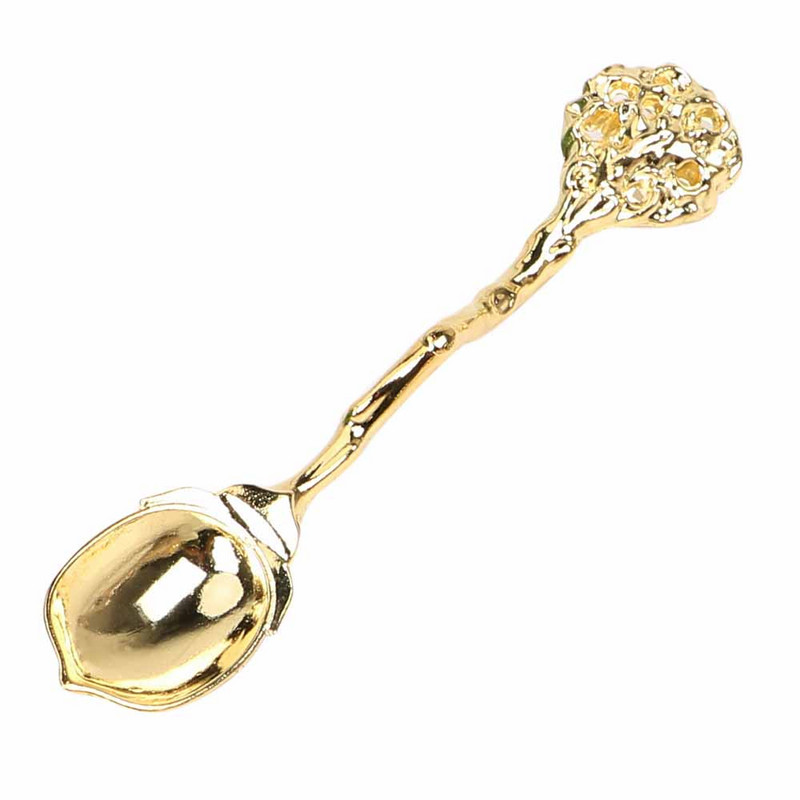 Galda noformējums Galda trauki Karaliskā stila Mājas Virtuve Izgrebta Maza Kafijas Karote Deserta Karote Sakausējums Vintage