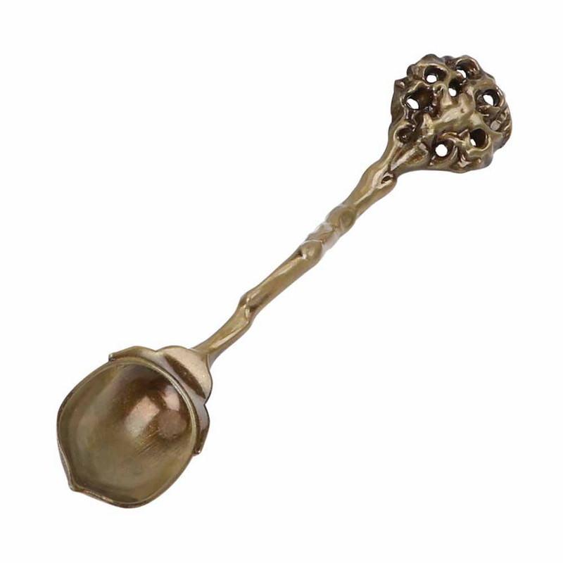 Galda noformējums Galda trauki Karaliskā stila Mājas Virtuve Izgrebta Maza Kafijas Karote Deserta Karote Sakausējums Vintage