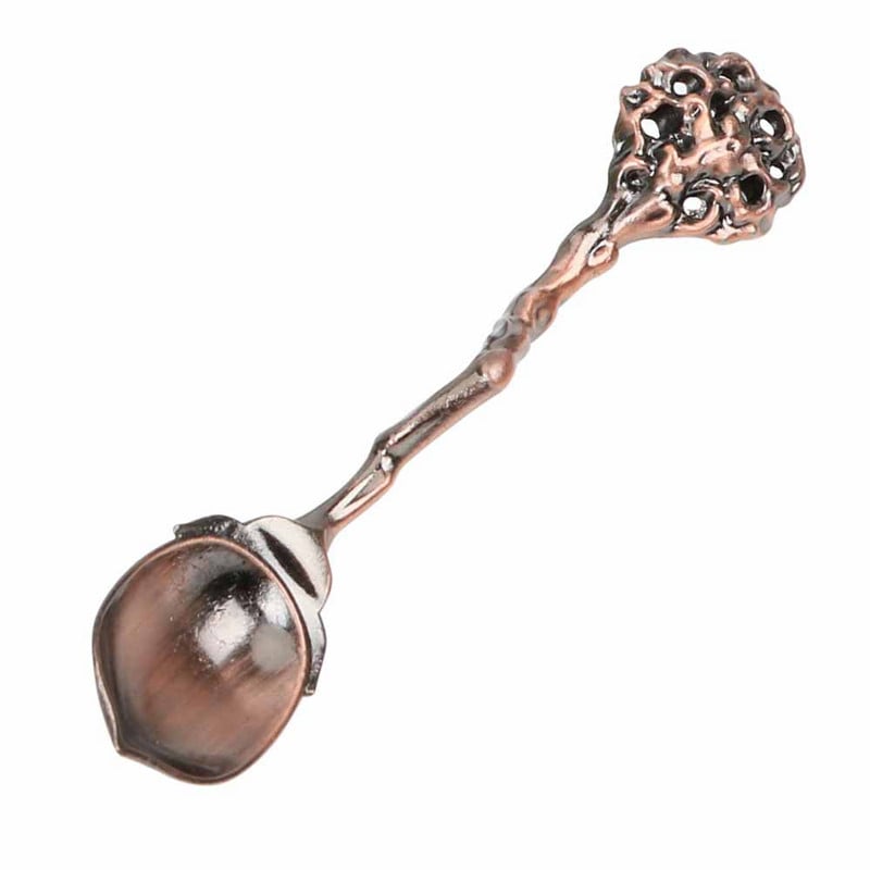 Galda noformējums Galda trauki Karaliskā stila Mājas Virtuve Izgrebta Maza Kafijas Karote Deserta Karote Sakausējums Vintage