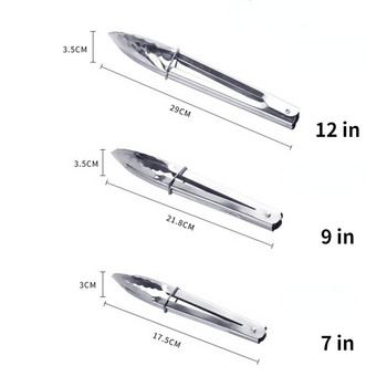 Κουζίνα Φαγητό Tong Ανοξείδωτο ατσάλι Εργαλείο Ζεσταίνει Ψωμί Σαλάτα BBQ Μαγειρική Σερβίρισμα Εργαλεία Μπάρμπεκιου Κρέατος Αξεσουάρ κουζίνας