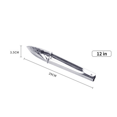 Köögitoidutangid roostevabast terasest tööriist Kuum leivasalat Grill Toiduvalmistamine Serveerimisnõu Liha Grilltööriistad Köögitarvikud