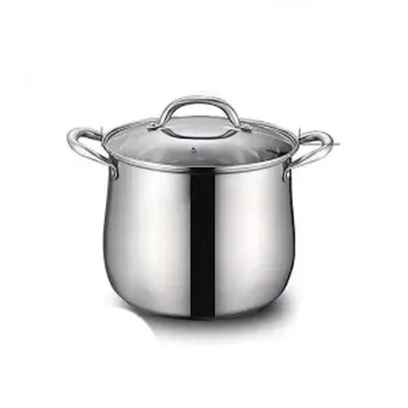 304 leveses fazék rozsdamentes acél szupermagas edény Többcélú kompozit aljú zabkása tűzhely Sűrítő tapadásmentes serpenyő