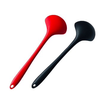 Silicone world Long Handle Soup Spoon Scoops Long Handle Porridge Spoon Rice Ladle Scoops δημόσιο κουτάλι Εργαλείο κουζίνας Εργαλείο μαγειρέματος