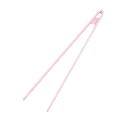 Силиконови щипки за препичане на храна Триветни щипки за кухненски щипки Неплъзгаща се щипка за готвене Скоба Барбекю Инструменти за салата Грил Кухненски аксесоари