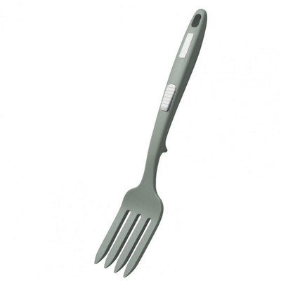 Naudinga makaronų šakutė, apsauganti nuo nuplikimo Didelio dydžio valgomasis Virtuvė Makaronų plakimo šakutė virimo įrankis Silikoninė makaronų šakutė bendrabučiui