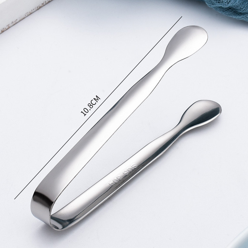 Väikesed serveerimistangid Eelroa tangid 304 roostevabast terasest minitangid jääkuubiku juustu jaoks magustoidu suhkru jäätangid