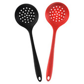 Silikona gatavošanas karote zupas karote virtuves nelipīga lielas pārtikas karotes zupas filtrs sietiņš karote virtuves gatavošanas piederumi