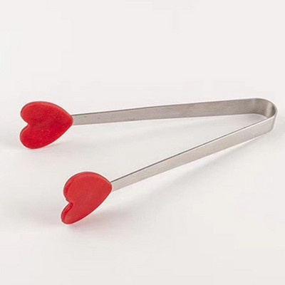 Karstumizturīgas virtuves knaibles Neslīdošas silikona maizes knaibles Ledus knaibles nerūsējošā tērauda Virtuves instrumenti Grilēšanas instrumenti Virtuves instrumenti