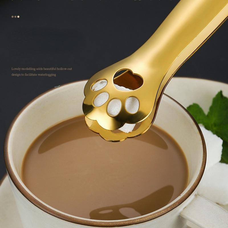 Barbecue ételfogó csúszásmentes főzőcsipesz rozsdamentes acél jégfogó saláta macskakarom alakú steakbilincs kenyérfogó konyhai eszközök