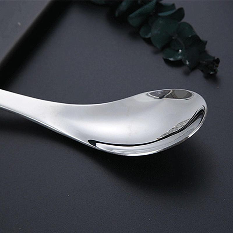 1 tk roostevabast terasest ümmargused lusikad, paksendatud värviline mitmekülgne supilusikas hiina toidu magustoidu kulp Köögi lauanõud Tööriistad