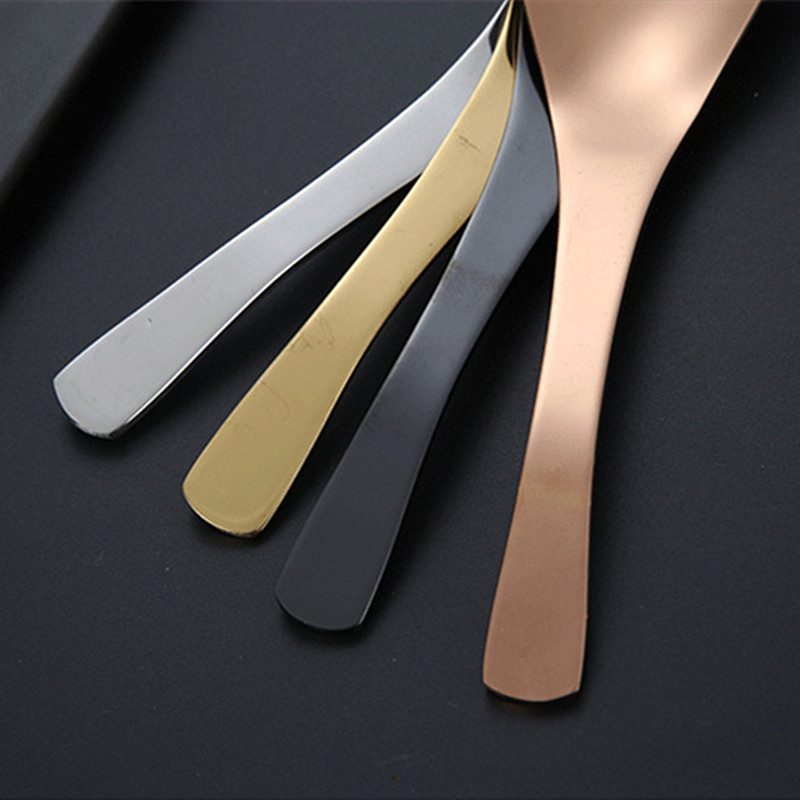 1 tk roostevabast terasest ümmargused lusikad, paksendatud värviline mitmekülgne supilusikas hiina toidu magustoidu kulp Köögi lauanõud Tööriistad