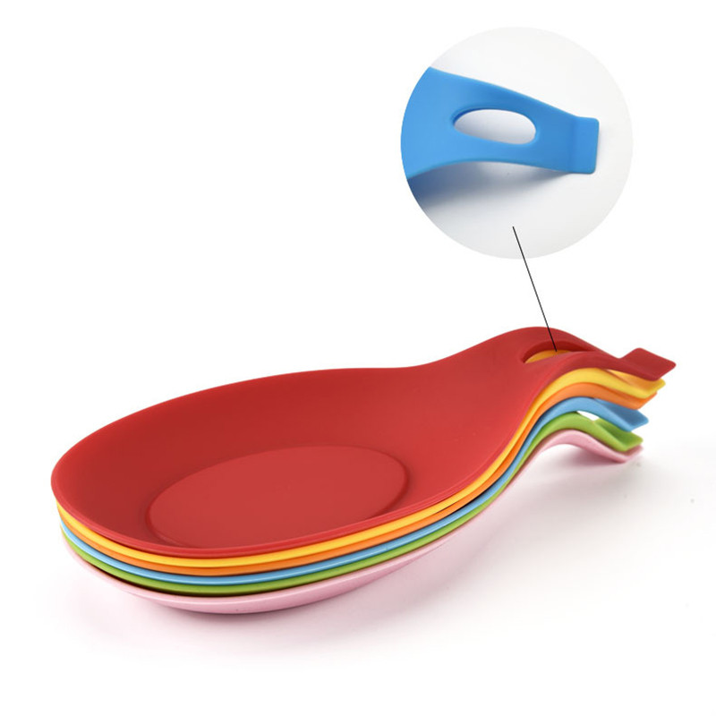 Pārtikas kvalitātes silikona karotes paklājiņš, silikona karstumizturīgs vietas paklājiņš.