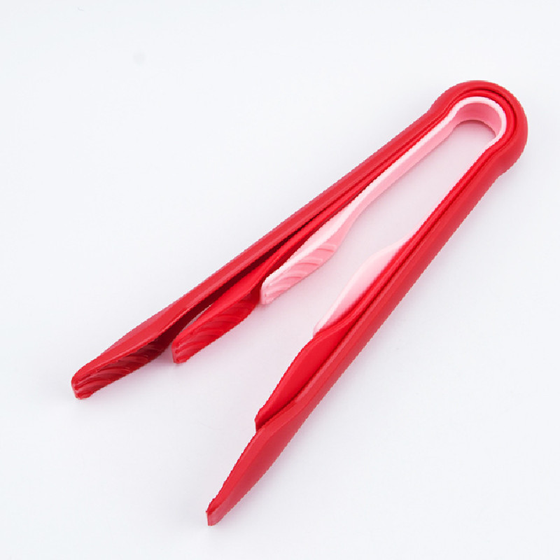 Szilikon BBQ Grillezőfogó Konyhai Főzés Saláta Kenyér tálalófogó Tapadásmentes grillcsipesz bilincs rozsdamentes acél szerszámok kütyük