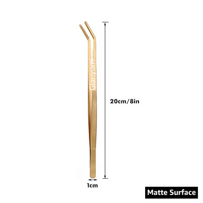 Цветни 8/12-инчови кухненски щипки, щипки за кулинарна прецизност от неръждаема стомана с щипки за готвене за барбекю, стилизиране на храна и декорация за печене