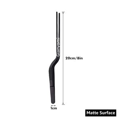 Цветни 8/12-инчови кухненски щипки, щипки за кулинарна прецизност от неръждаема стомана с щипки за готвене за барбекю, стилизиране на храна и декорация за печене