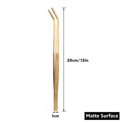 Цветни 8/12-инчови кухненски щипки, щипки за кулинарна прецизност от неръждаема стомана с щипки за готвене за барбекю, стилизиране на храна и декорация за печене
