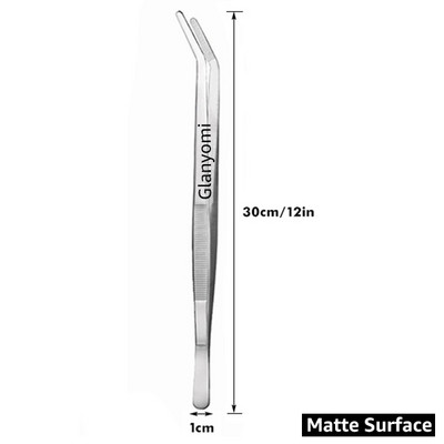 Цветни 8/12-инчови кухненски щипки, щипки за кулинарна прецизност от неръждаема стомана с щипки за готвене за барбекю, стилизиране на храна и декорация за печене