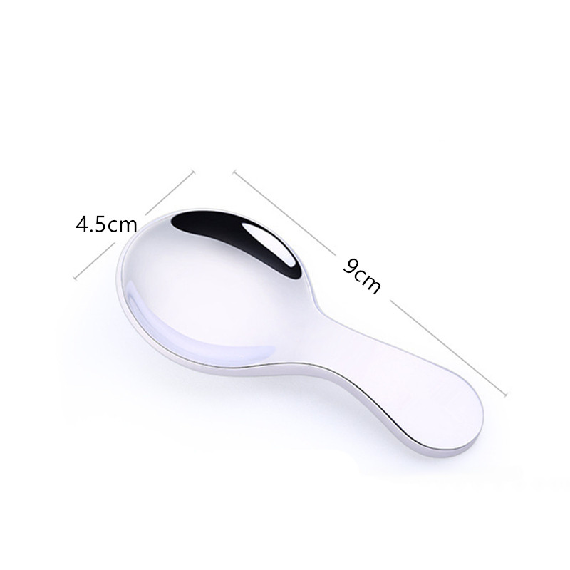 Nerūsējošā tērauda zupas kauss ar īsu rokturi Daudzfunkcionāli pārnēsājami galda piederumi Karotes Desertu Mini virtuves galda piederumi bērniem