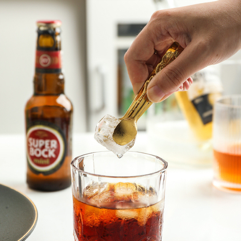 Rožių raštas Mini kepsninės maisto spaustukai 304 nerūdijančio plieno ledo kubelių laikiklis Kepimo grilis Vaisių salotų spaustukas Virtuvės priedai