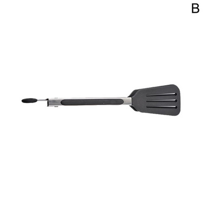 Nerūsējošā tērauda silikona virtuves knaibles BBQ Clip salātu gatavošanas rīks Ēdienu pasniegšanas knaibles Pinzas Clip virtuves iekārtu daļas