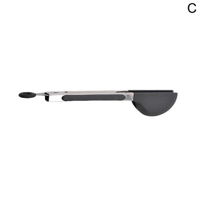 Nerūsējošā tērauda silikona virtuves knaibles BBQ Clip salātu gatavošanas rīks Ēdienu pasniegšanas knaibles Pinzas Clip virtuves iekārtu daļas