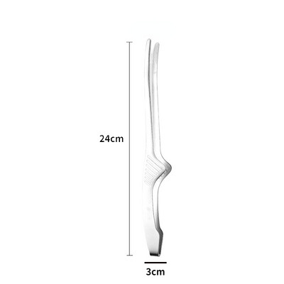 Korejiešu BBQ gaļas knaibles nerūsējošā tērauda garās bārbekjū klipši apaļas/asas mutes gatavošanai steiku pincetes Virtuves piederumi rīks