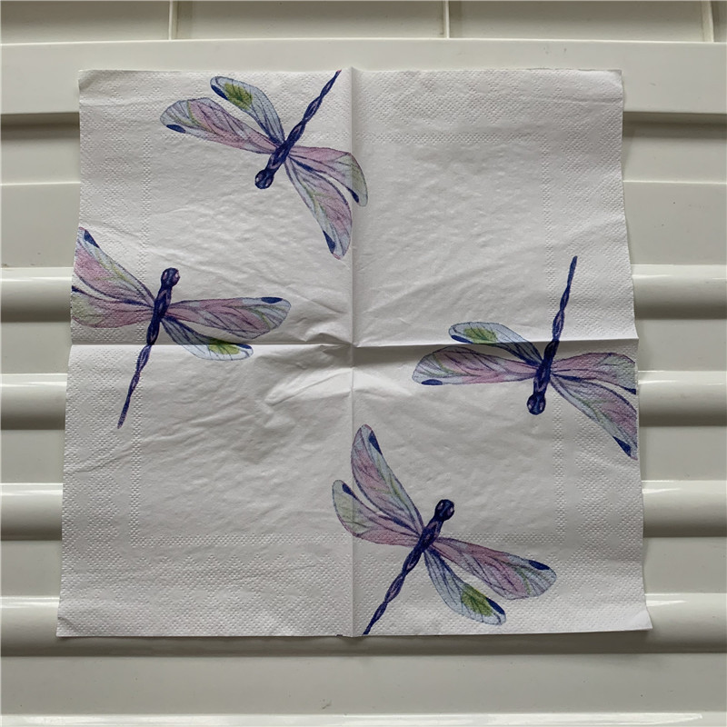 25cm Dekupāžas kāzu vintage salvetes papīra salvete eleganta salvete tauriņš zieds bišu dzimšanas dienas ballīte skaists dvieļu dekors