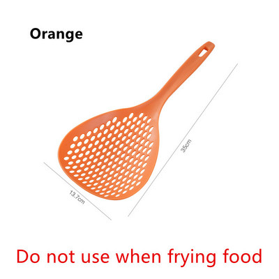 Radošas vakariņas liels neilona caurduris mājsaimniecības virtuves rīks nūdeļu blanšēšanas siets karstā katla sietiņš tīkla karote