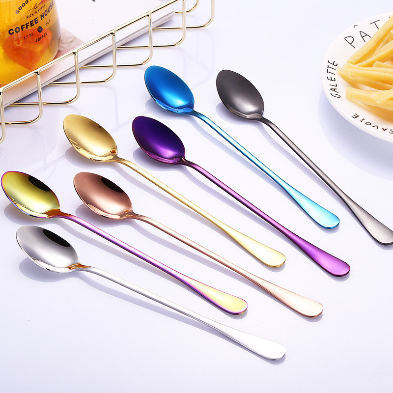 Πολυλειτουργικό κουτάλι καφέ με εκτεταμένη λαβή από ανοξείδωτο χάλυβα Αξεσουάρ κουζίνας Creative Stirring Rod