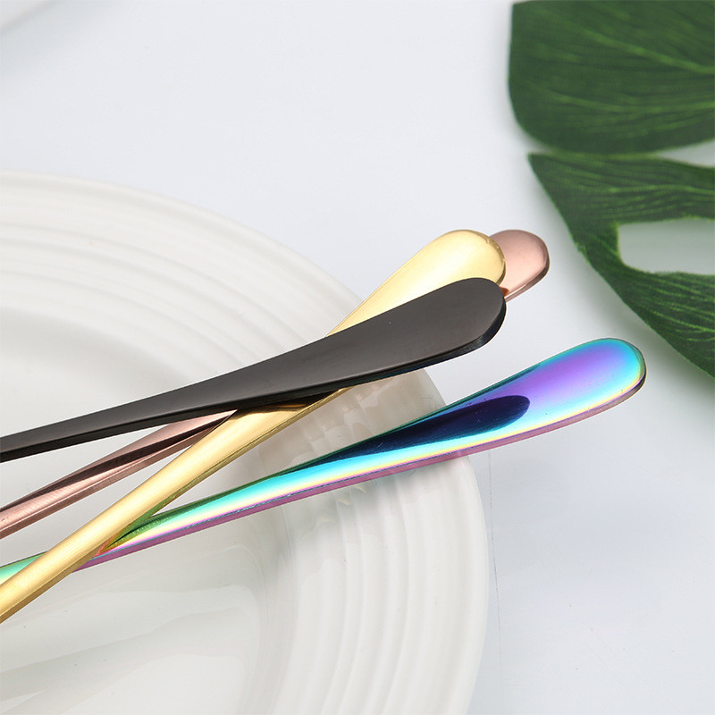 Πολυλειτουργικό κουτάλι καφέ με εκτεταμένη λαβή από ανοξείδωτο χάλυβα Αξεσουάρ κουζίνας Creative Stirring Rod