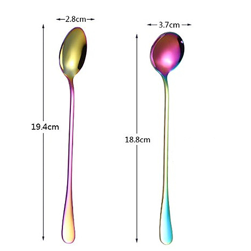 Πολυλειτουργικό κουτάλι καφέ με εκτεταμένη λαβή από ανοξείδωτο χάλυβα Αξεσουάρ κουζίνας Creative Stirring Rod